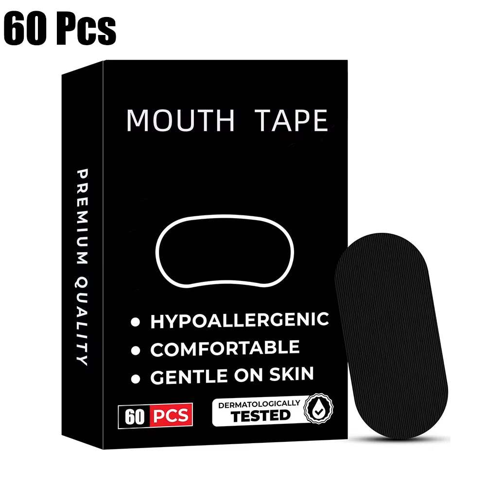 30/60Pcs anti Snoring Sleep Mouth Tape Best Breathing Nasal Strips Medical Grade Improved Sleeping Snoring Relief