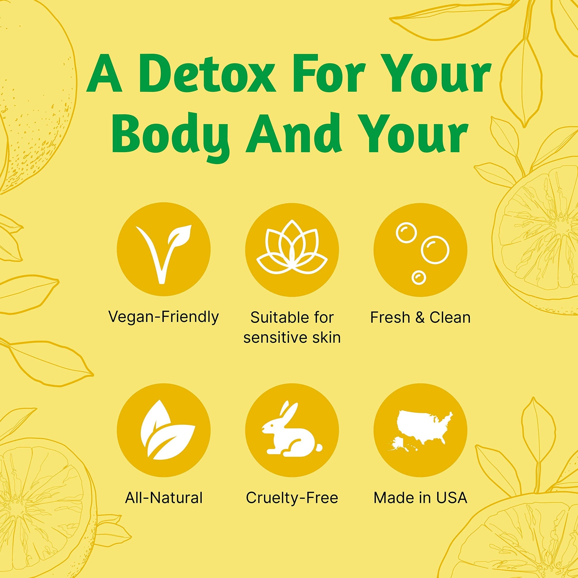 Citrus Detox Foot Soak with Epsom Salt - Removes Toxins, Foot Callus, Boost Immune, Helps Treat Athletes Foot, Inflammation, Tired, Aching Feet and Toenail Fungus Lbs1
