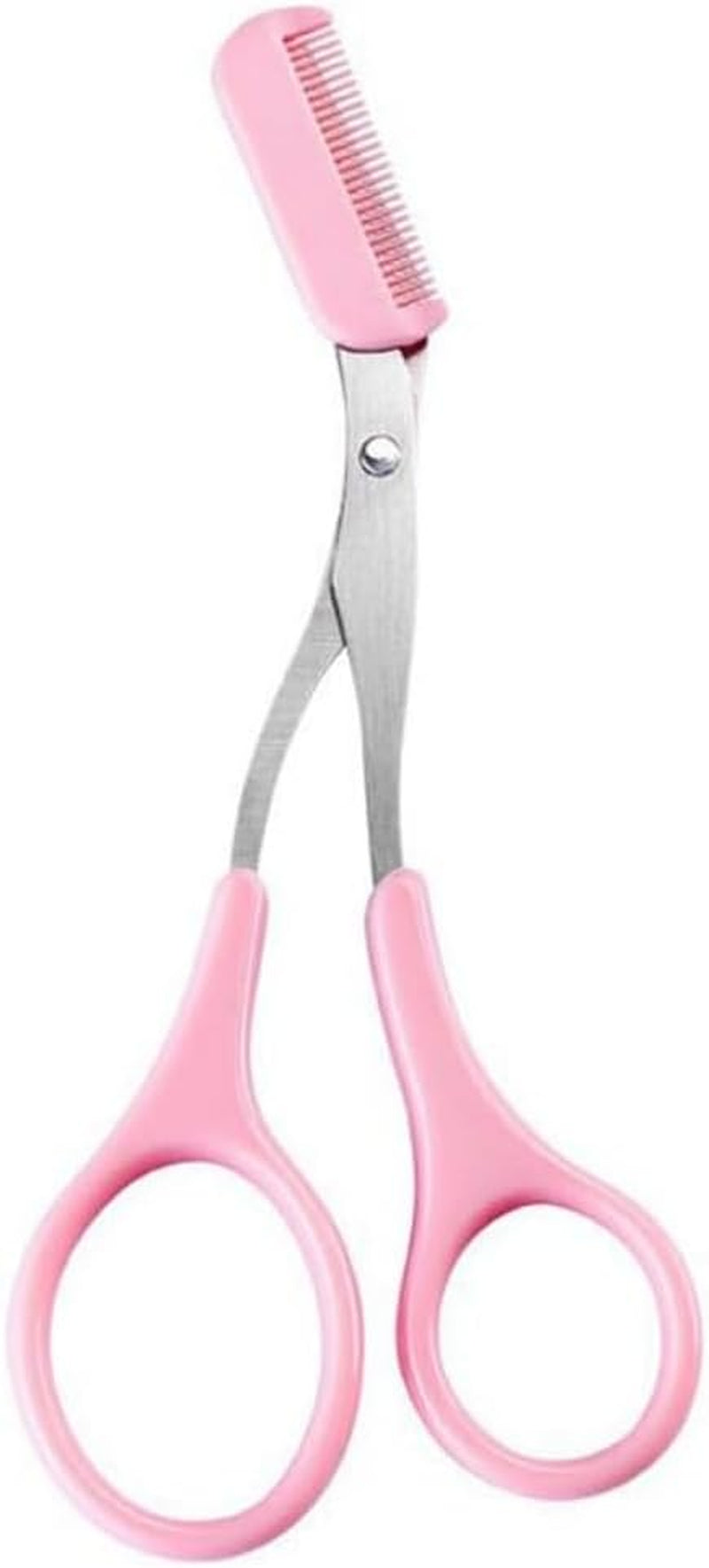 Eyebrow Trimmer Scissor, Upgraded Eyebrow Scissors with Comb, Non-Slip Stainless Steel Eyebrow Trimming Scissors, Eyebrow Cutter Hair Removal Eyebrow Scissors Makeup Tool