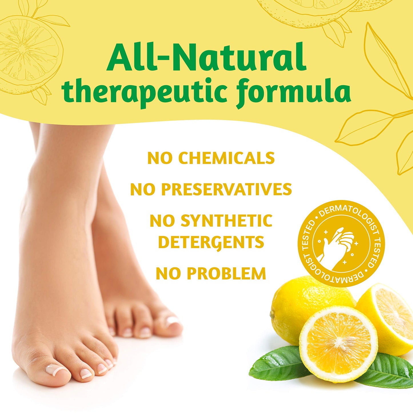 Citrus Detox Foot Soak with Epsom Salt - Removes Toxins, Foot Callus, Boost Immune, Helps Treat Athletes Foot, Inflammation, Tired, Aching Feet and Toenail Fungus Lbs1